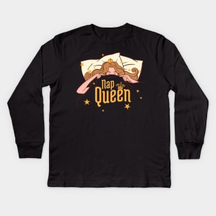 Nap Queen Kids Long Sleeve T-Shirt